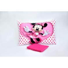 Jogo de Lençol Solteiro 2 Peças com elástico Minnie Rosa - Santos Enxo