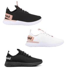 Kit 3 Pares Feminino Walk  Forward  Academia Confortável Esportivo - N