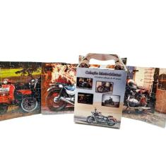 Quebra-Cabeça Cognitivo Reabilitação para Idosos - Motocicletas - Reid