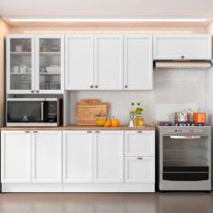 Cozinha Completa modulada Olivia 4 Peças 10 Portas 2 Gavetas - Poliman