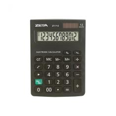Calculadora De Mesa Zeta Zt712 12 Digitos Preto