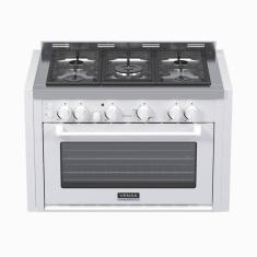 Fogao de Embutir 5 Bocas Venax Temis Branco Gas Glp