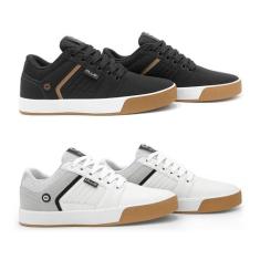 Kit 2 Tênis Street Ollie Masculino Monster Conforto, 42, Preto, Gelo