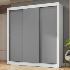 Guarda-Roupa Casal 3 Portas de Correr Nobre Madesa