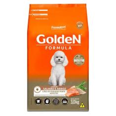 Ração Golden Fórmula Mini Bits Para Cães Adultos de Porte Pequeno Sabo
