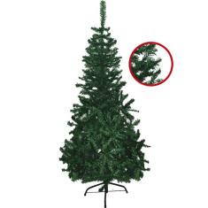 Árvore de Natal Pinheiro Verde Natalino 1 metro e 50 centimetros 320 Galhos Decoraçao Casa Festas