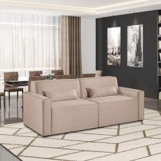 Sofá 2 Lugares 208cm Linho Lutz Yescasa Cru