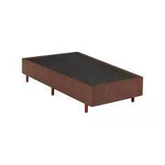 Base Box King 96x203x37cm Mannes Marrom