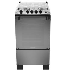 Fogão 4 Bocas Itatiaia New Dream com Acendimento Automático Prata Bivolt