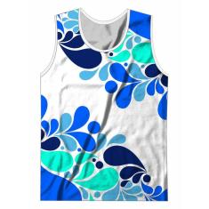 Abadá Regata Adulto Carnaval Fantasia Bloquinho Colorido