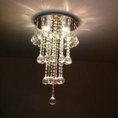 Lustre de cristal,(legítimos k9) para sala, quarto,com 60cm de altura 