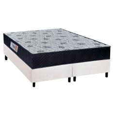 Cama Box Queen: Colchão Ortopédico Orthoflex Foggia Sogni Unic FaceBase Courano White(158x198)