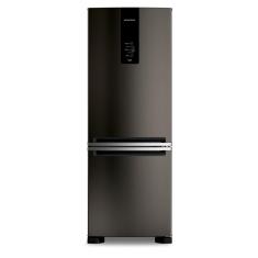 Geladeira Brastemp Eclipse Collection Frost Free Inverse A+++ 479 Litros Cor Black Inox Com Super Capacidade E Smart Flow - Bre58fe 110V