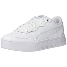 PUMA Tênis feminino, Branco, 40