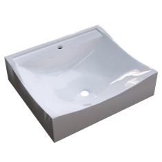 Cuba Pia De Apoio Para Banheiro Quadrada Lunna Q44 Branco C08 - Mpozenato