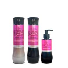 Hidrabell Liss - Shampoo 350ml + Condicionador 330g + Leave-in 200g