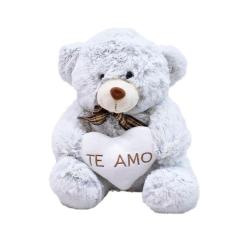 Urso Coração Te Amo 29Cm - Pelúcia