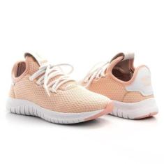 Tênis Esportivo Ousy Moda Calce Fácil Cadarço Academia Feminino-Feminino