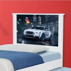 Cama Bibox Solteiro Carro Sport Chumbo