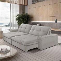 Sofá Gaia Veludo 02 Módulos 80 Cm B25cm Meu Sofá Online B026 Veludo Prata