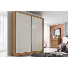 Guarda Roupa 2 Portas de Correr e 3 Gavetas Virtus/Toledo Cumaru/Fendi 25 - Novo Horizonte