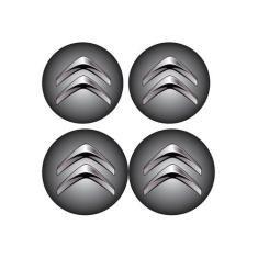 Jogo Bottom/ Emblema Para Calota Citroen 48Mm Degrade 4... - MARcON - 