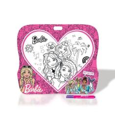 Lousa Divertida Barbie Fun + Quebra-Cabeça - 18 Peças