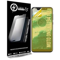3 Películas De Gel Proteção compativel Moto One XT1941 5.9 - Cell In P