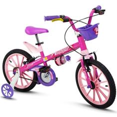 Bicicleta para menina Top Girls Aro 16 Nathor-Feminino