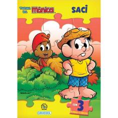 Turma Da Monica Livro Quebra-Cabeca -Saci