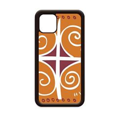 Capa marrom Totems Civilização Antiga para iPhone 12 Pro Max para Apple Mini Mobile Case Shell