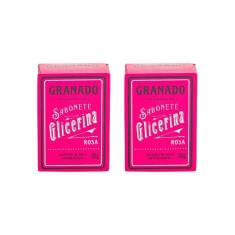 Sabonete Granado 90G Glicerina Rosa-Kit C/2Un