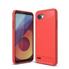 Capa para LG G6 Mini, capa de material de fibra de carbono, suave antiderrapante, macia, anti-impressões digitais, capa totalmente protetora para LG G6 Mini