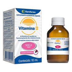 Eurofarma Vitamina D 500 Ui Solução Oral X 10 Ml