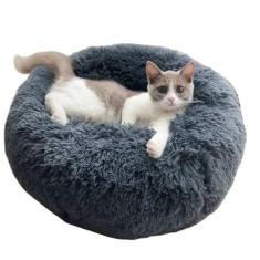 KAIJIE Cama ortopédica para cães, confortável, para cães e filhos, cama redonda ultra macia, lavável, para cães e gatos, diâmetro de 40 cm