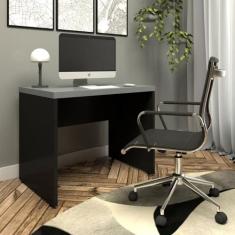 Mesa Para Estudos e Escritório Tampo 40mm 90cm Pés Painel - F5 Office 