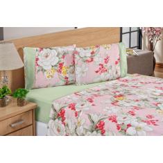 Jogo de cama naturalle queen  4peças micropercal 200fios top - SAFIRA 