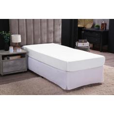 Lençol solteiro avulso 30 de altura com elástico 100% algodão percal 1