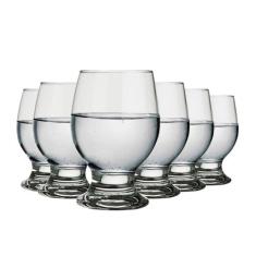 Conjunto de Copos 250ml Paulista Água 6 Peças - Nadir, Transparente, 6