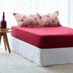 Jogo de Lençol Queen 3 Peças com Elástico Twist Confortável - Bella En