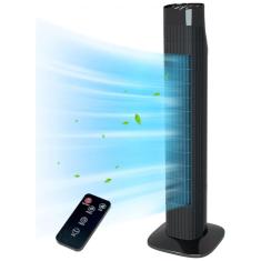 Ventilador de Torre Uthfy com Temporizador de 7H e Modo Silencioso, 110V Preto