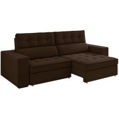 Sofa Retratil E Reclinavel 3 Lugares 246 Cm Evidence Sl 942 Veludo Moll Sl 942