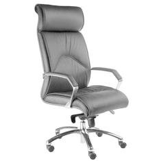 Cadeira Presidente Luxuosa Com Braços Fixos Eiffel Preto