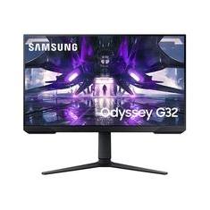 Monitor Gamer Samsung Odyssey G32 27", 165Hz, Full HD, 1ms, DisplayPort e HDMI, FreeSync Premium, Ajuste de Altura, Preto - LS27AG320NLXZD