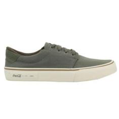 Tênis Masculino Coca Cola Shoes City Verde Musgo - CC2074-Masculino