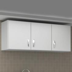 Armário Aéreo Cozinha 120 Cm Cz611 Branco - Evidência Móveis - Evidenc