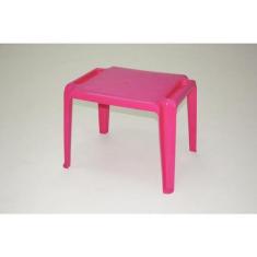 Mesa plastica monobloco infantil donachica rosa - TRAMONTINA