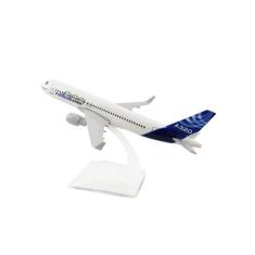 Avião Miniatura de Metal Airbus A320 em Escala 1:400 Colecionável Com 