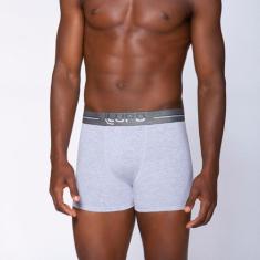 Cueca Lupo Boxer Algodão com Elastano 784-016, Cinza mescla, G