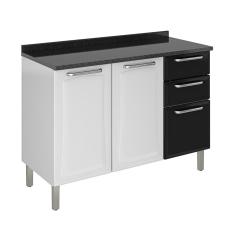 Balcão Cozinha Itatiaia Tarsila 3 Portas 2 Gavetas IG3G2-120